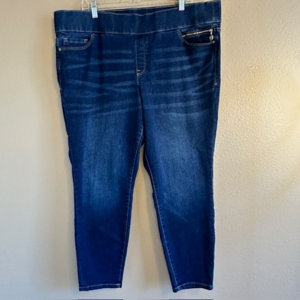 Tommy Hilfiger‎ Women's Pull-On Stretch Jeans Gramercy Ankle Size 18W